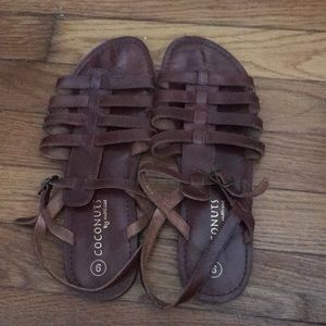 Brown sandals